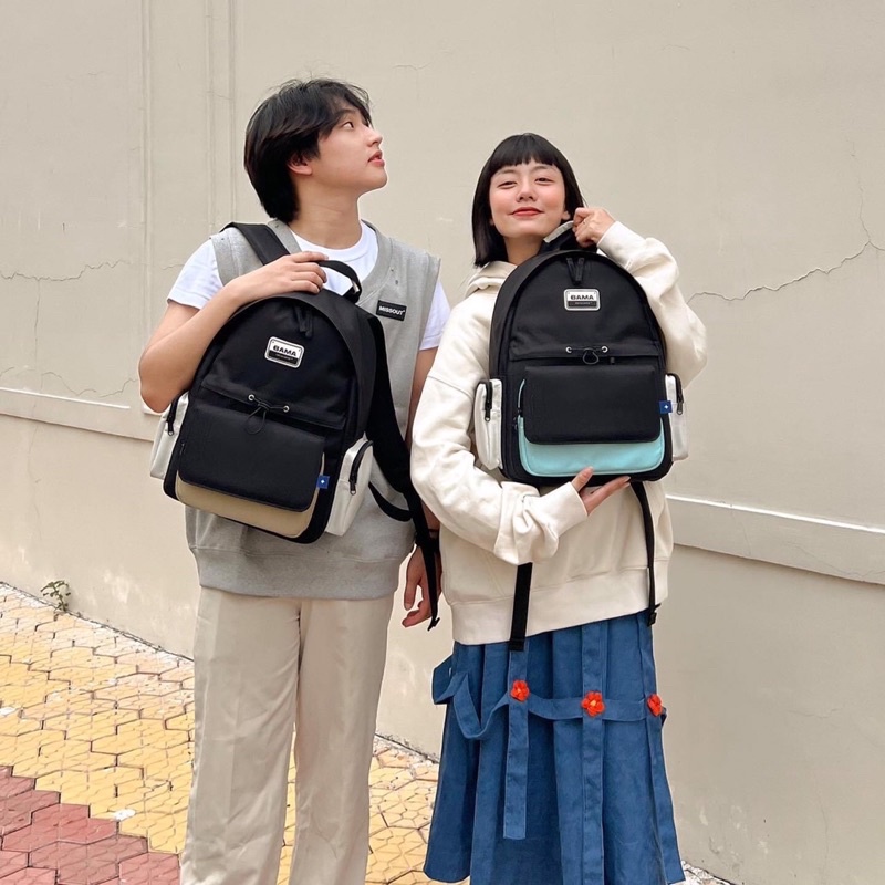 Balo Bama Simple 3.0 Backpack 2810 Shop Chất Vải Canvas Cao Cấp | Cặp Bama Đi Học Đi Chơi | Kích Thước 29 x 36 CM