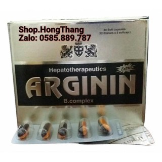 Viên uống bổ gan, mát gan Arginin đen Tăng cường chức năng gan hiệu quả