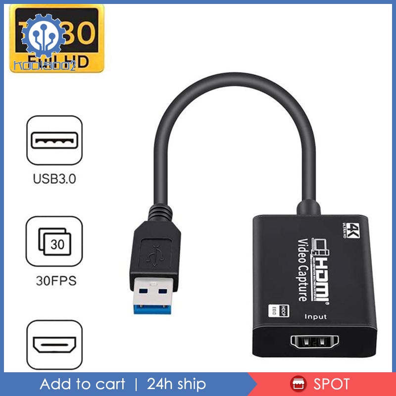 Máy Ghi Hình Trực Tiếp HD Koolsoo2 Sang USB 3.0 4K
