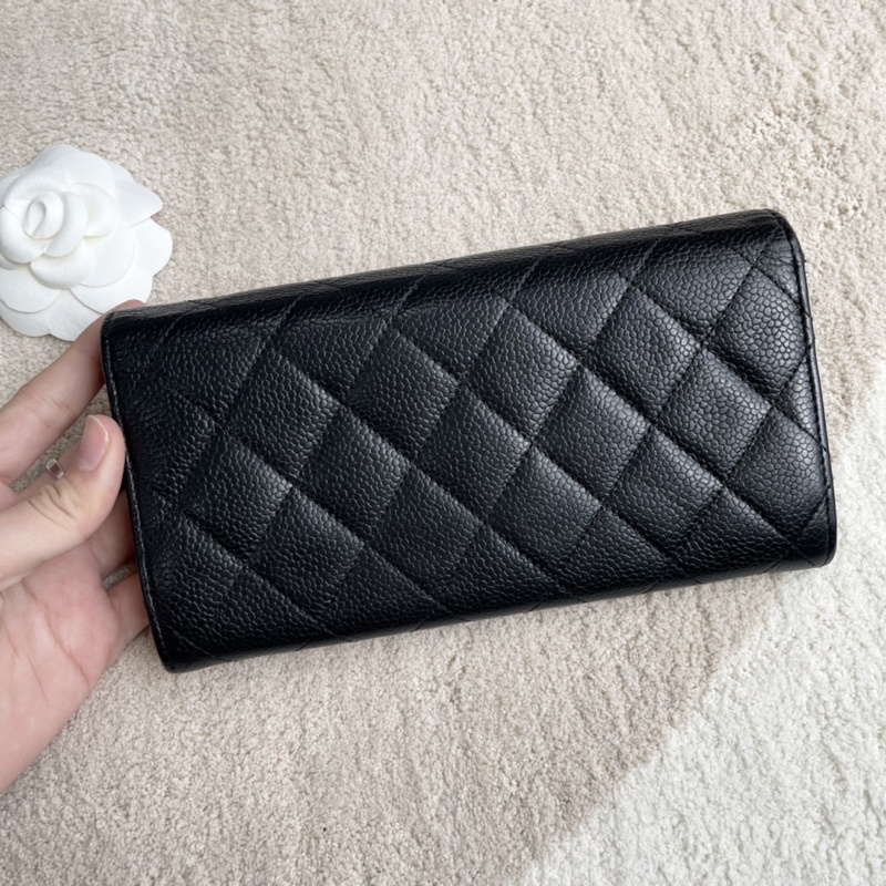 Ví dài Chanel đen