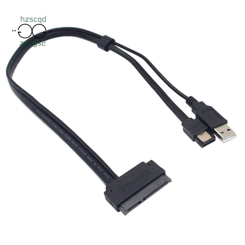 Cáp chuyển đổi dữ liệu USB 2.5 inch SATA 22Pin sang eSATA cho SSD, hỗ trợ UASP SATA III\EC-SSHD | WebRaoVat - webraovat.net.vn