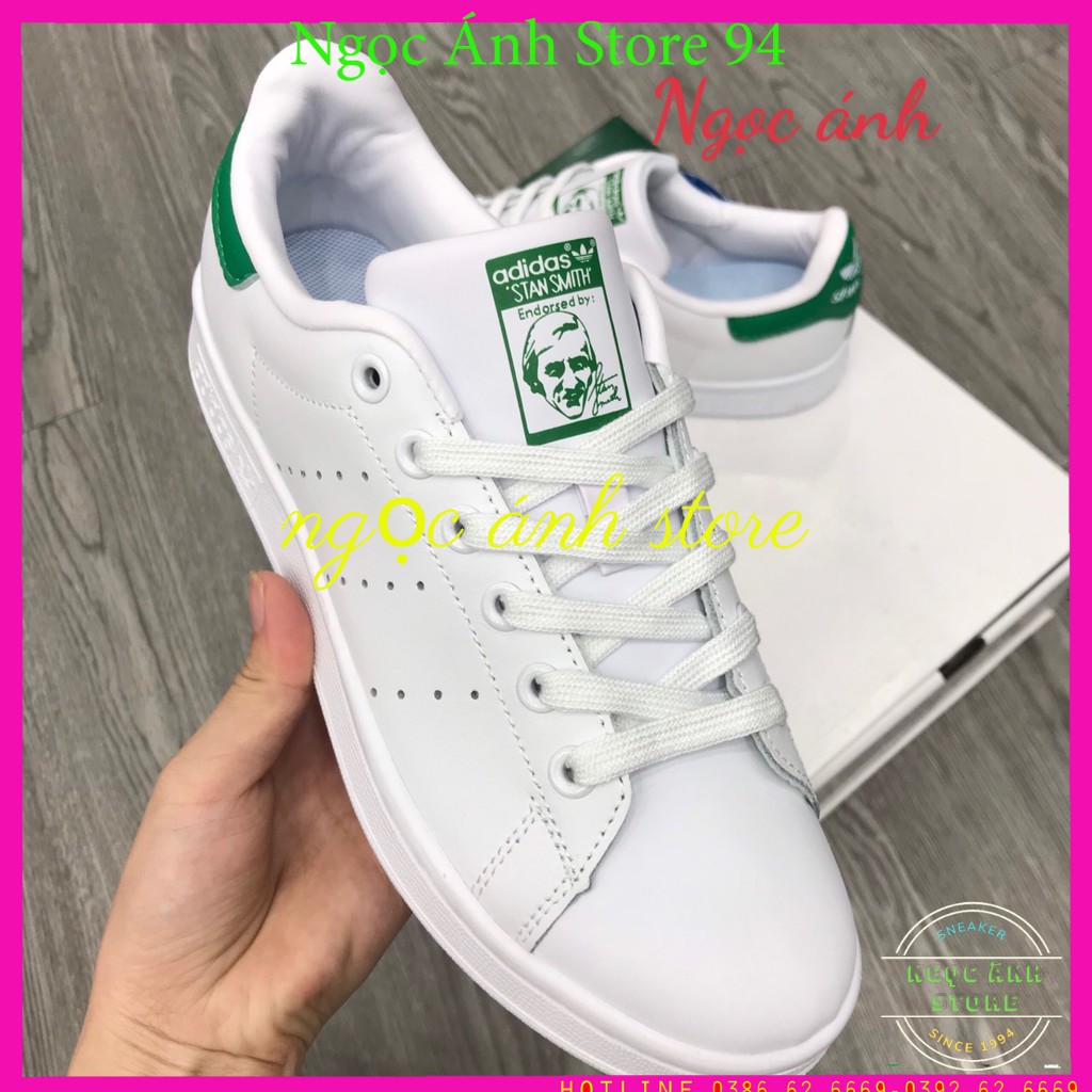 Giày thể thao sneaker adidass GIÀY STAN SMITH GÓT XANH bản cao cấp dành cho cả nam và nữ STA 01