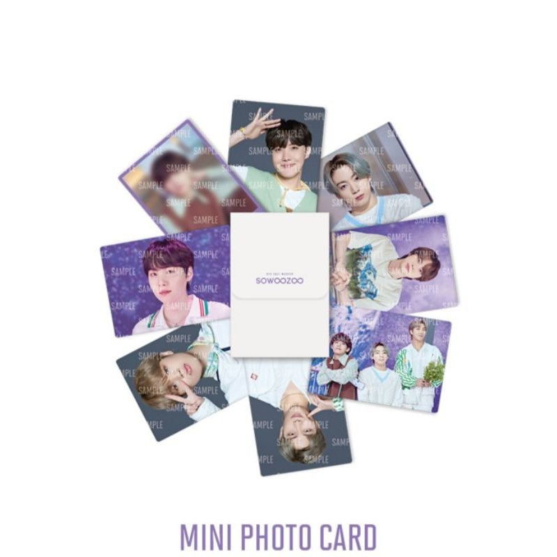 [BTS OFFICIAL] BỘ ẢNH | MINICARD SOOZOOWOO, SET 8 CHIẾC