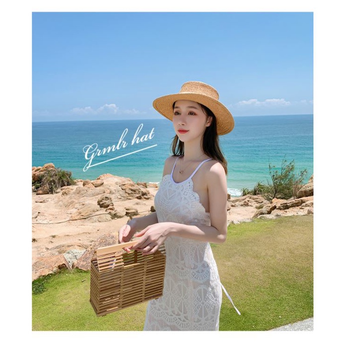 Mũ Rộng Vành Cói Đi Biển Cao Cấp Nữ Đẹp - Nón Thời Trang Vintage Gaucho