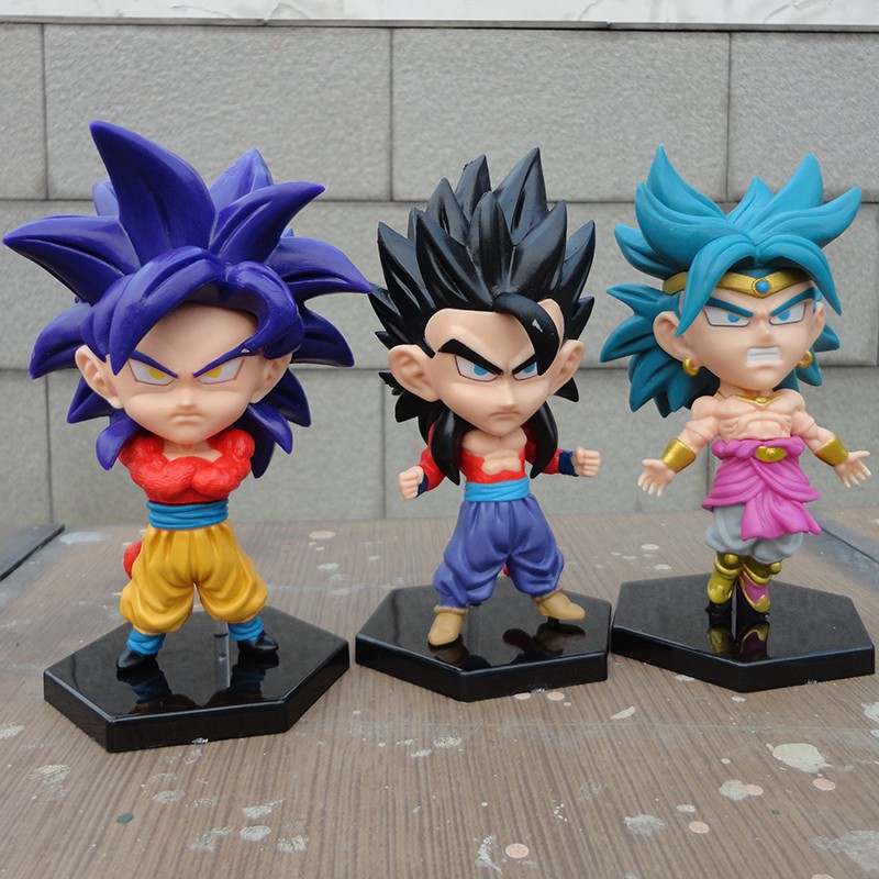 💝[MƯA SALE] Set 6 Mô hình Dragon Ball Super Goku Vegeta Broly Gohan krillin