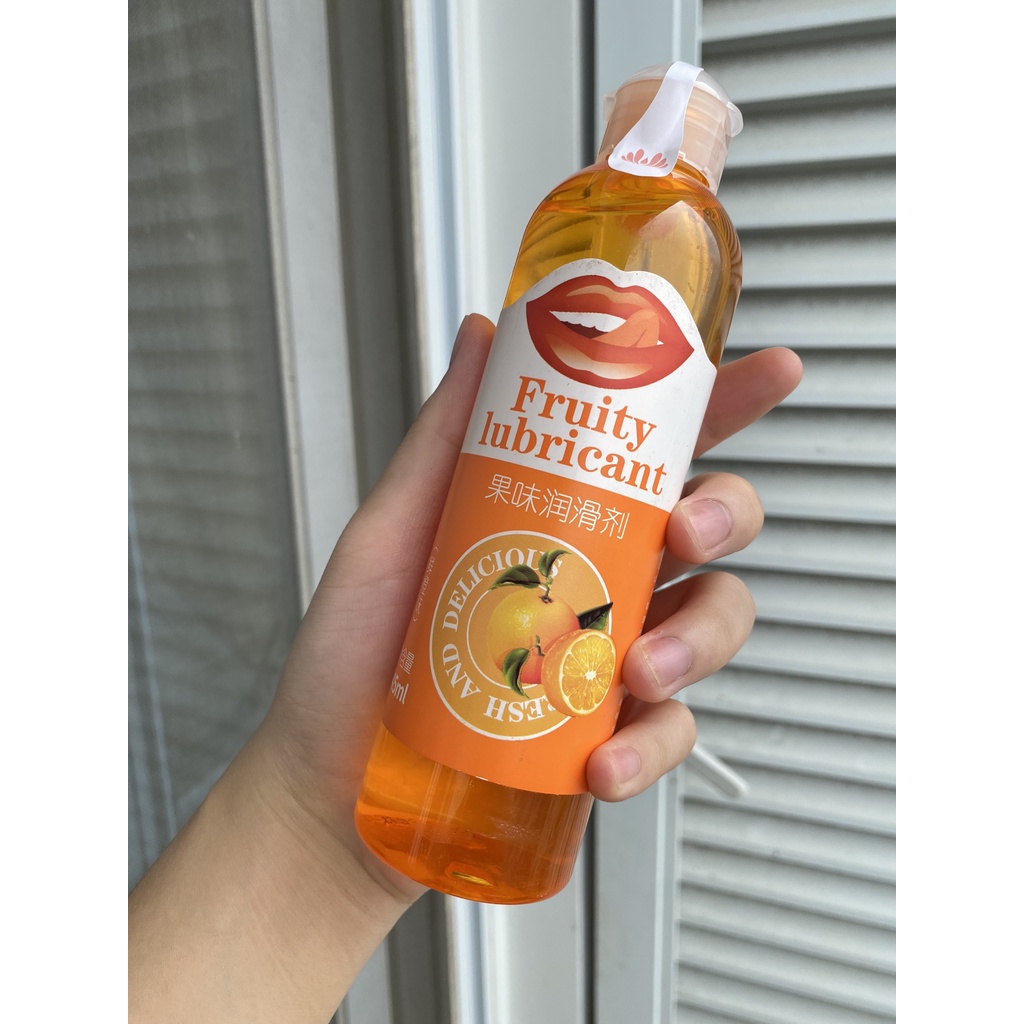Gel bôi trơn Đào Cam Nho massage Body BJ nuốt được Fruity Lubricant chai 245ml
