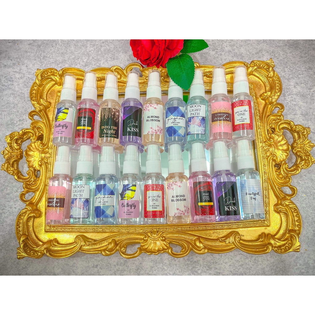[Chính Hãng] [Us] [30Ml] [10Ml] Xịt Thơm Toàn Thân Bath & Body Work Chiết Đủ Mùi