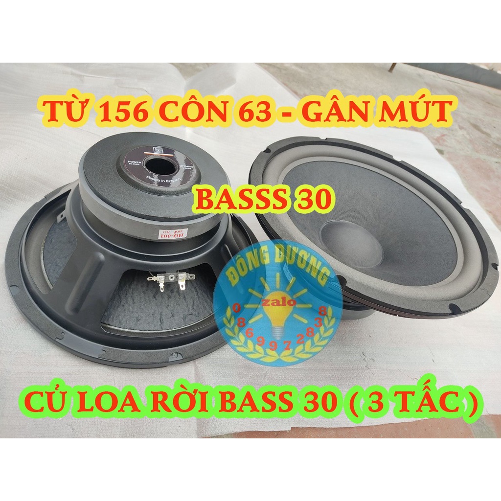 LOA BASS 30 MARTIN GÂN MÚT XƯƠNG SẮT - TỪ 156 CÔN 63 GIÁ MỘT LOA