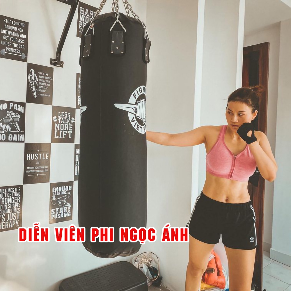 Vỏ Bao Cát Fighter Việt Nam Cao Cấp Dây Xích |Từ 1.2 - 1.7 Mét| Boxing, Muay Thái, KickBoxing,Võ Cổ Truyền, Taekwondo