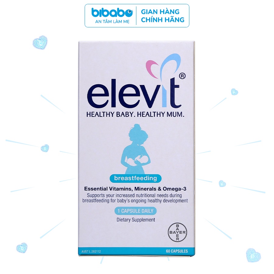 Vitamin tổng hợp cho mẹ sau sinh Elevit Breastfeeding 60 viên