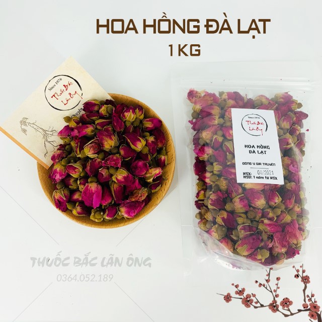 Nụ Hoa Hồng Đà Lạt 1kg (Nụ Hồng Nguyên Bông)