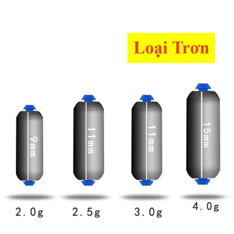Chì Lá Câu Đài Cuốn Sẵn Thanh Cuốn Chì Cao Cấp (Sét 10 viên) PK33 chuyencacloailuoichim