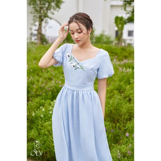 OLV - Đầm thêu Jaylin Embro Dress