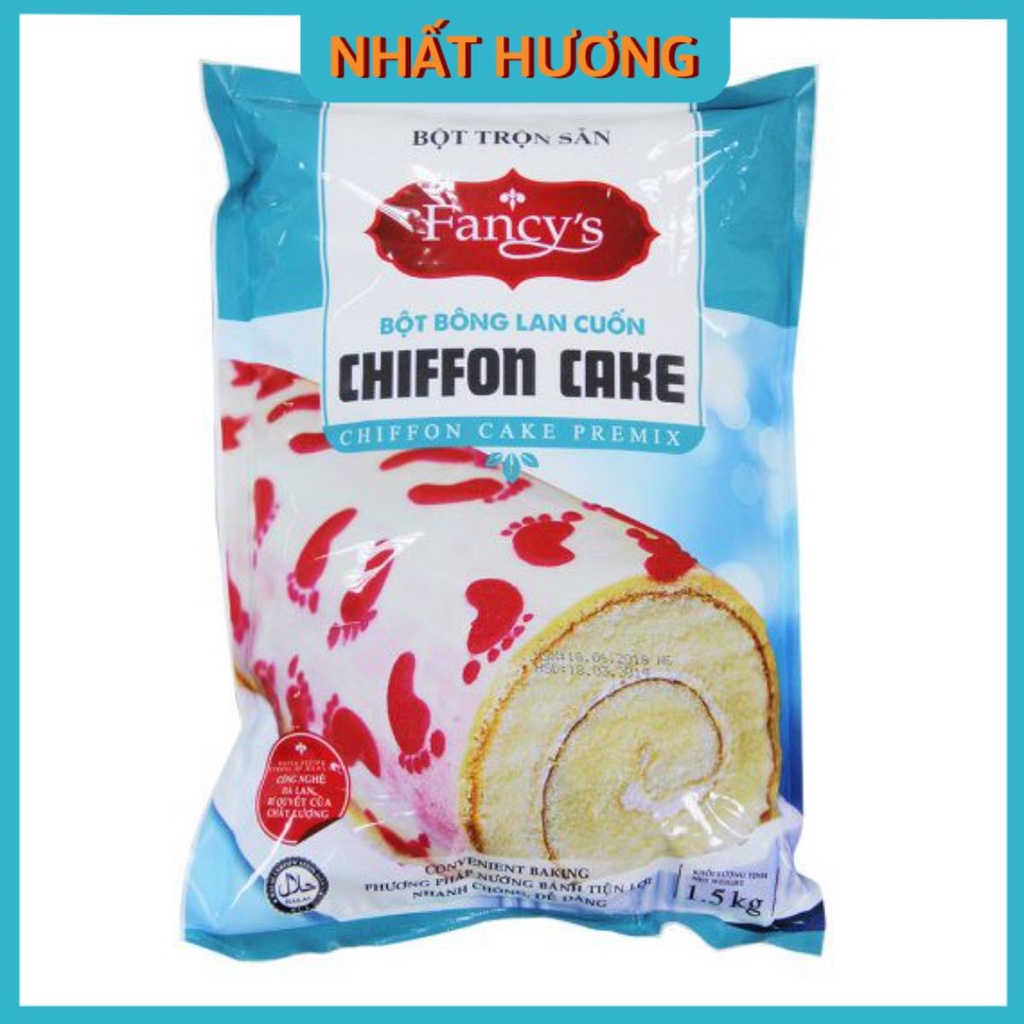 Bột Bánh Bông Lan Cuốn Chiffon Cake 1.5kg