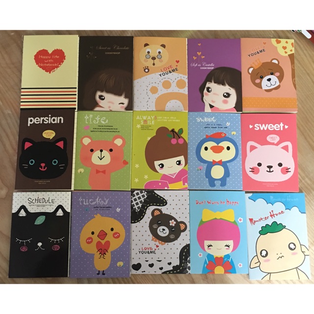 Sổ tay mini siêu dễ thương