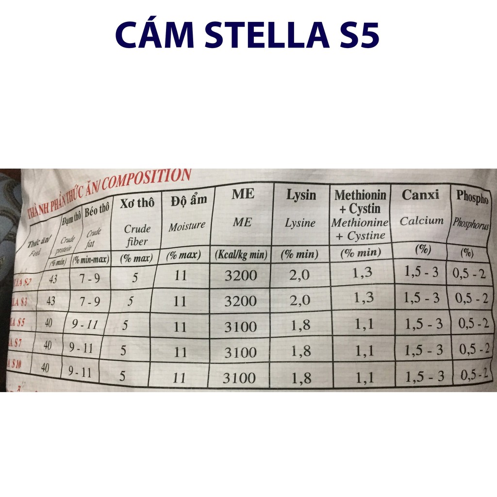 Cám Stella S5 1Kg Thức ăn cho cá Koi