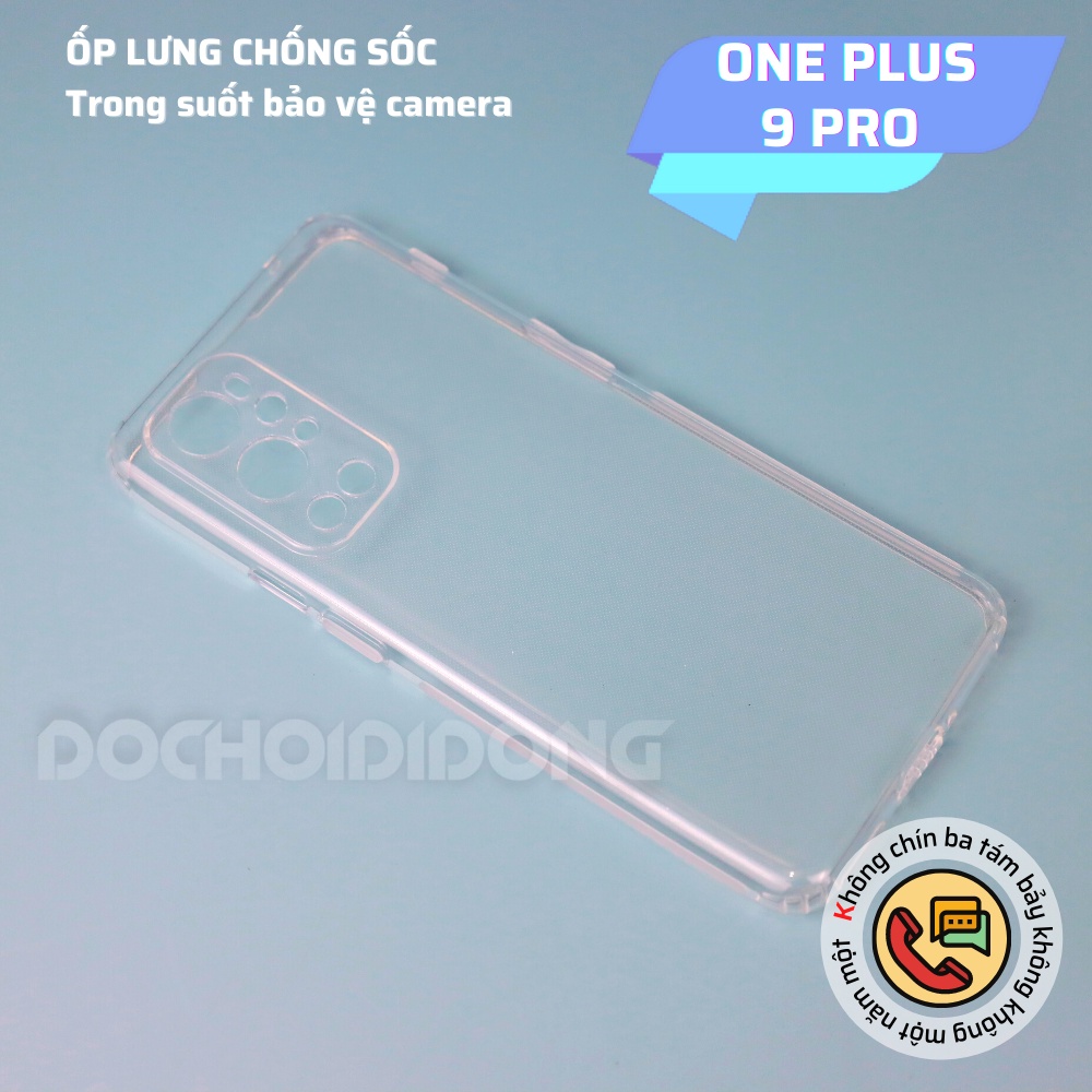 Ốp Lưng Dẻo Trong Suốt Cho Oneplus 9 Pro Chống Sốc Bảo Vệ Camera