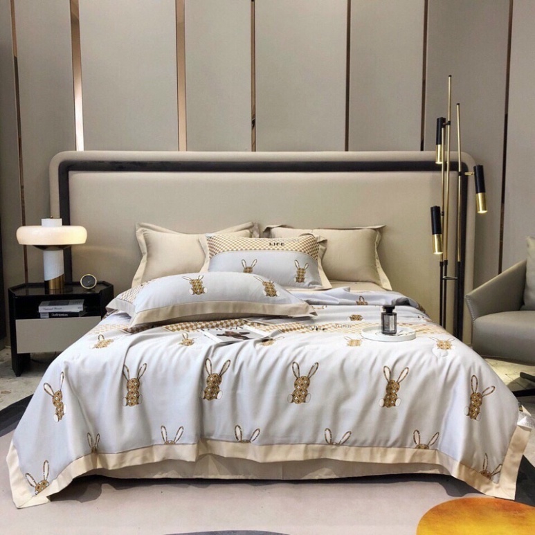 Bộ Chăn Ga Gối Lụa Thái HIN BEDDING, Bộ Lụa Thái Chăn Chần Hè Mềm Mịn Mát Lạnh Cho Mùa Hè