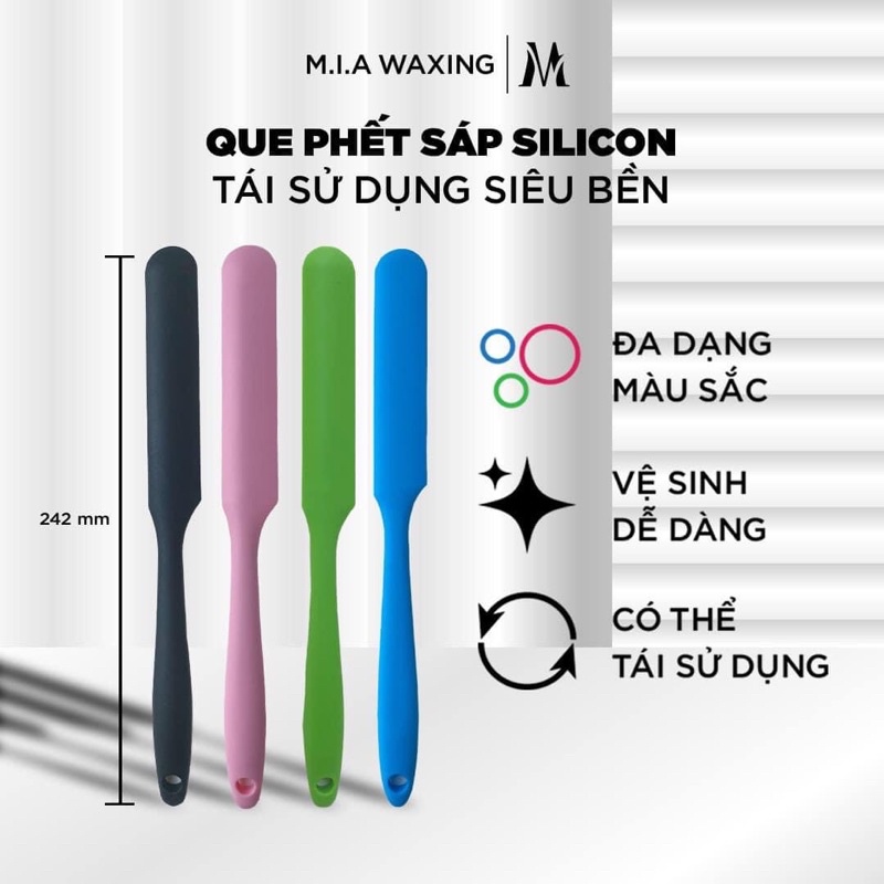 Que phết sáp silicon siêu bền, tái sử dụng được nhiều lần