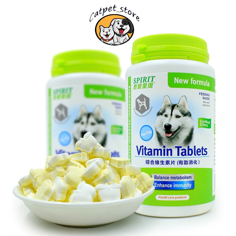Viên vitamin chó mèo, bổ sung canxi, khoáng chất, dưỡng lông [DẠNG TÚI VÀ HỘP]