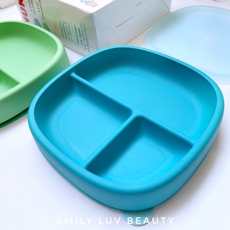[Sản xuất tại Mỹ] Đĩa chia ngăn chống trượt NUK USA bộ 2 cái