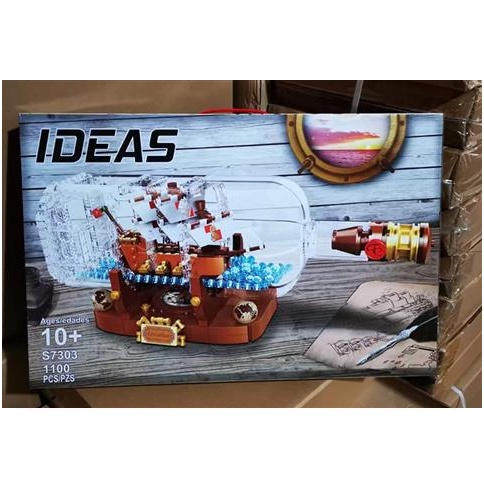 Đồ chơi giáo dục lắp Ráp mô hình "Chiếc Thuyền Trong Chai" 7303