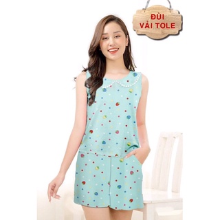 Bộ Mặc Nhà, Bộ Đùi Tole Bigsize (48-70kg)