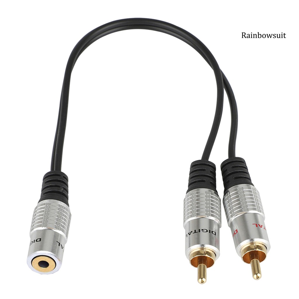 Cáp Chuyển Đổi Âm Thanh Rb-2 Rca Sang 3.5mm