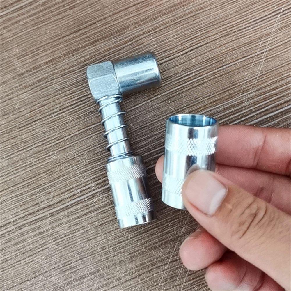 Đầu Nối Ống Mỡ Mỡ Bằng Kim Loại 90 Độ