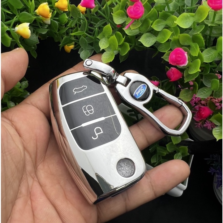 Bọc chìa khóa các dòng xe Ford Ecosport, Fiesta, Focus,  Mondeo đời cũ CHÌA GẬP như hình