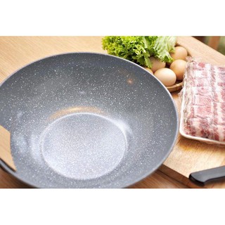 Chảo sâu lòng vân đá 32cm KB12
