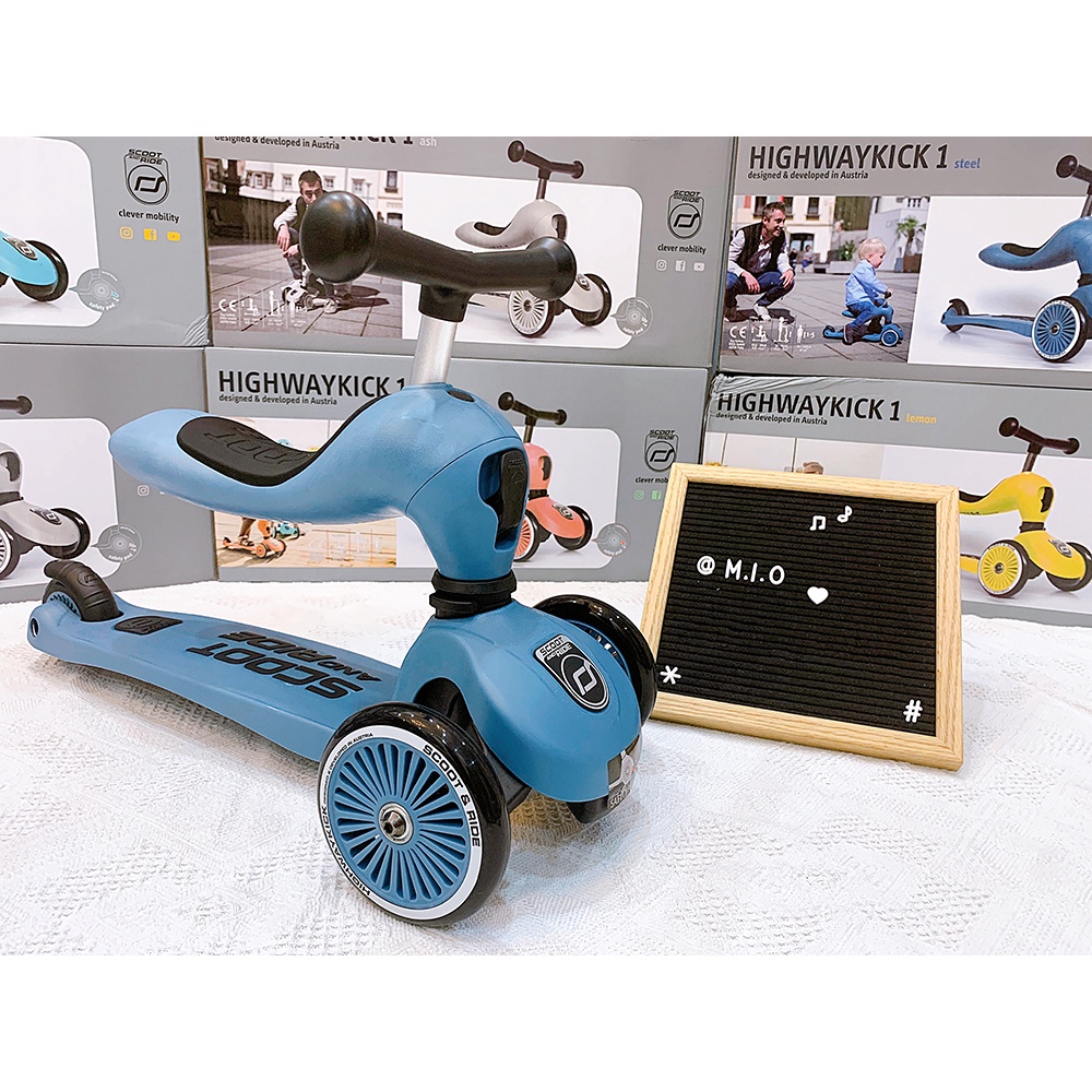 Scoot And Ride Highwaykick 1 - Xe Scooter - Xe chòi chân Scooter Cho Bé từ 1 đến 5 tuổi