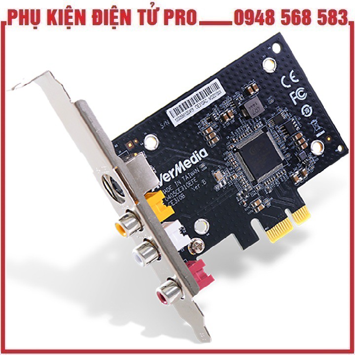 CARD CHUYỂN ĐỔI PCI EX SANG AV, S-VIDEO AVERMEDIA C725D CAO CẤP GHI LẠI HÌNH ẢNH MÁY SIÊU ÂM, GHI HÌNH MÁY NỘI SOI...