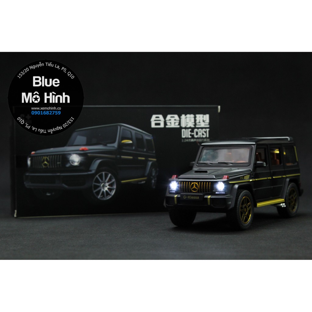 Xe mô hình SUV Mercedes G63 G Klessa 1:24 mở hết cửa tuyệt đẹp