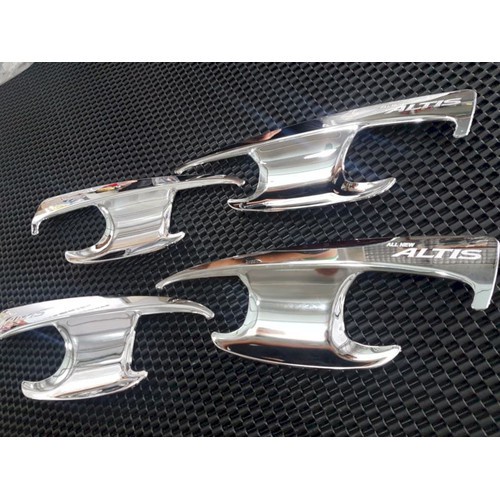 Ốp tay nắm, hõm cửa xe Toyota Altis 2007- 2022+ mạ crom cao cấp