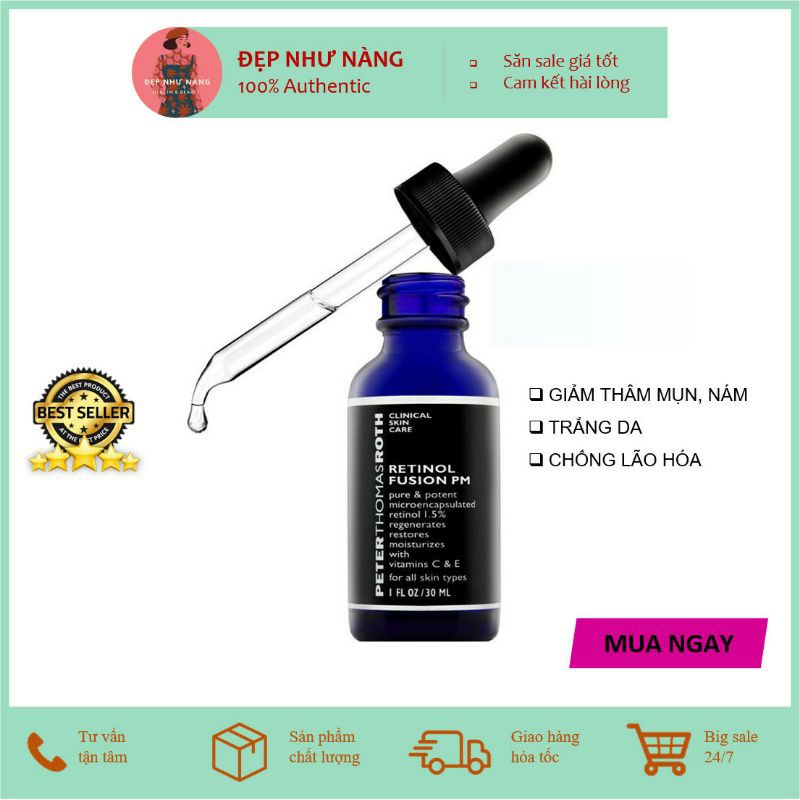 SERUM CHỐNG LÃO HOÁ PETER THOMAS ROTH RETINOL FUSION PM NIGHT 1.5%