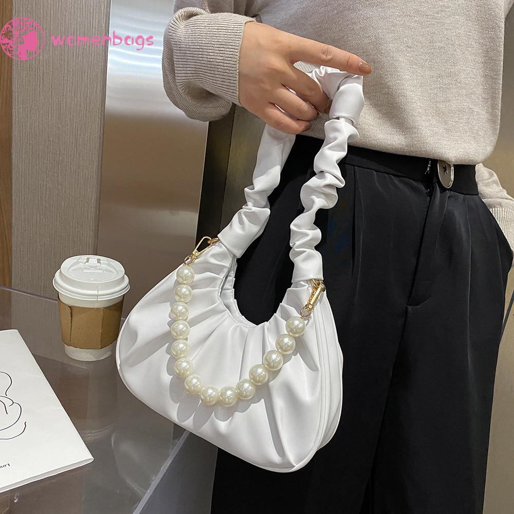 Túi đeo vai đính ngọc trai thời trang dành cho nữ | BigBuy360 - bigbuy360.vn