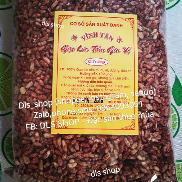 Gạo lứt sấy giòn tẩm gia vị 400g #gạolứt #gaohuyetrong | BigBuy360 - bigbuy360.vn
