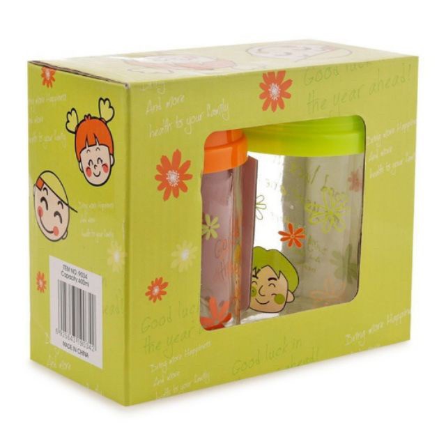 Set 2 lọ đựng gia vị thủy tinh 400ml