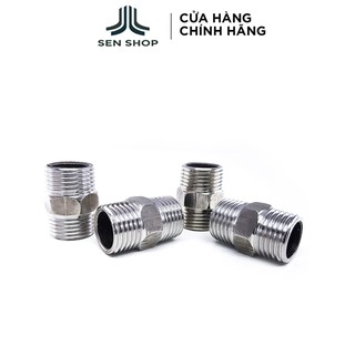 Combo 4 nối 2 đầu ren ngoài inox 9089 (Kép)