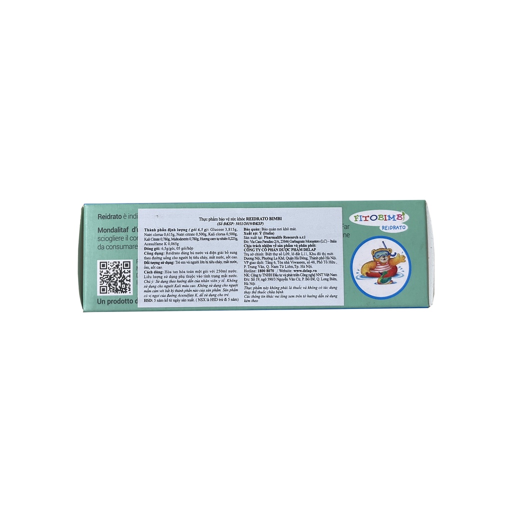 [ CHÍNH HÃNG ]  Fitobimbi Reidrato - Bù Nước &amp; Điện Giải