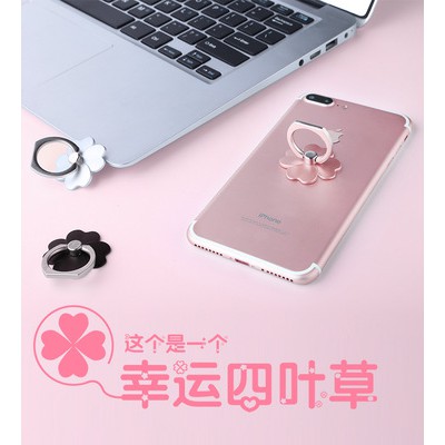 Nhẫn Đỡ Điện Thoại Hình Cỏ Bốn Lá Xoay 360 Độ | BigBuy360 - bigbuy360.vn
