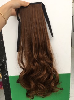 Tóc giả cột ❤️FREESHIP❤️ tóc cột xoăn n50
