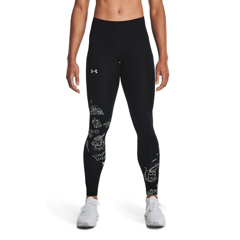 Quần legging chạy bộ nữ Under Armour Run Your Face Off - 1362717-001