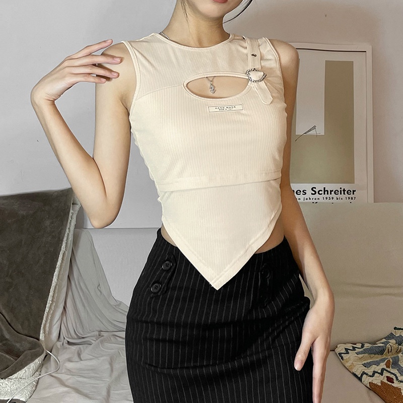 Áo Tank Top Cổ Tròn Thiết Kế Độc Đáo D0311