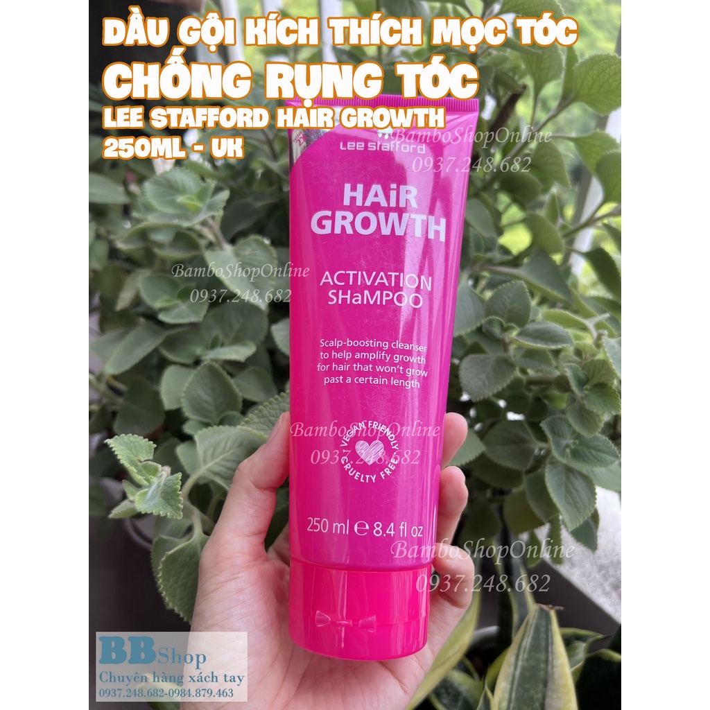 Dầu gội kích thích mọc tóc, chống rụng tóc Lee Stafford Hair Growth [Hàng nội địa Anh]