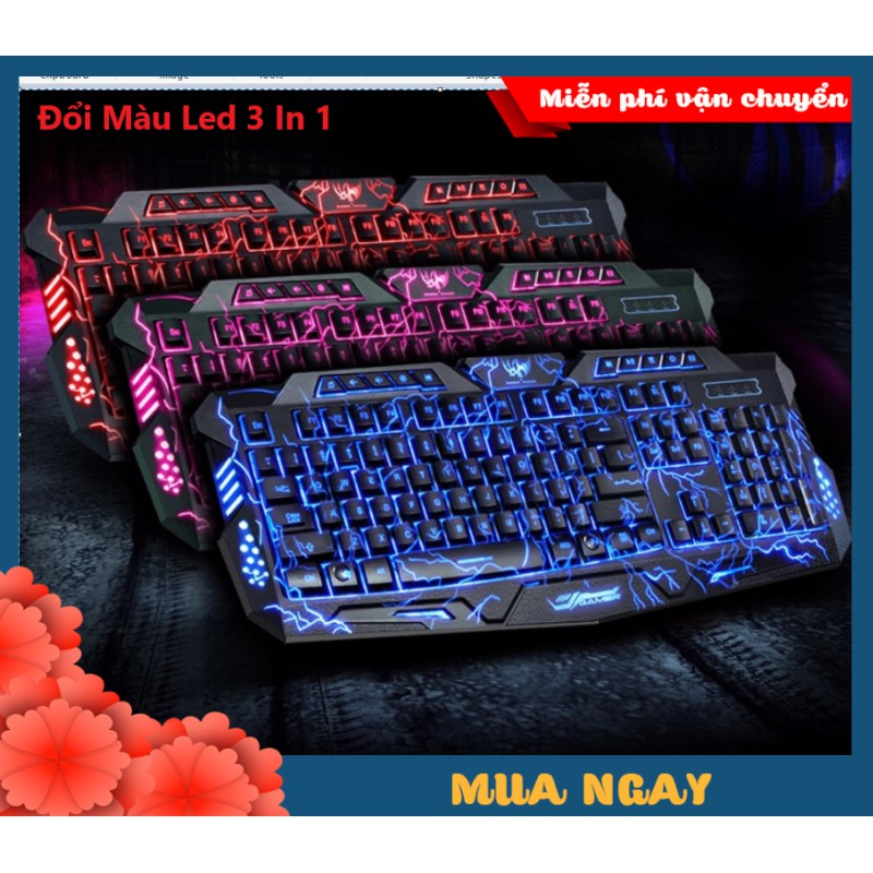 SIÊU ĐỘC - Bàn Phím Crack M200 NEW 2019 Thay Đổi Màu Nền Siêu Đẹp, Siêu Độc, Phiên Bản Giới Hạn