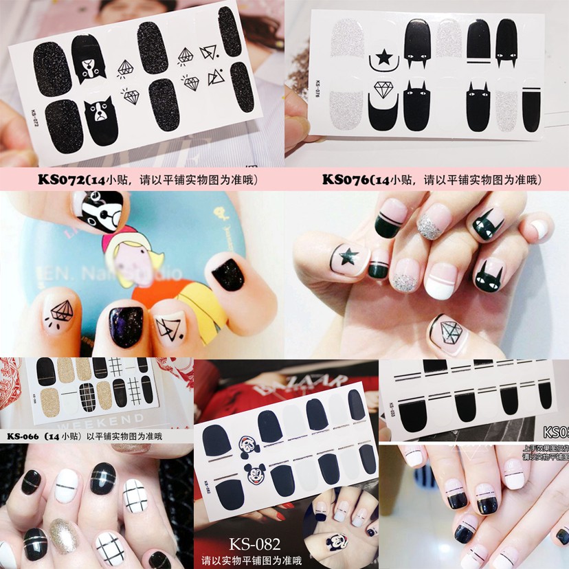 Dán móng tay - sticker dán móng 3D không thấm nước siêu xinh - Nhiều mẫu mã tự chọn - 4 - Tất Siêu Rẻ