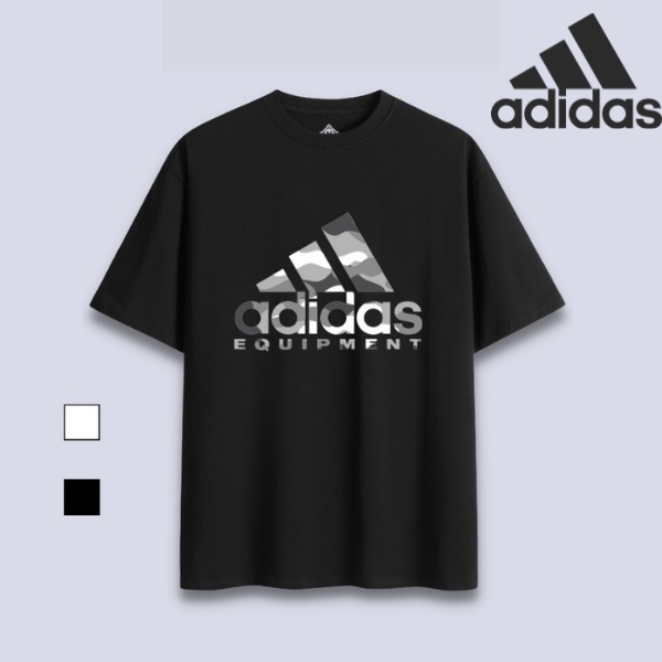 áo thun phông das adidas nam nữ cộc tay màu đen cao cấp - Coca shop