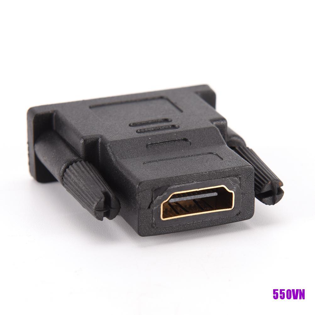 Đầu Chuyển Đổi Dvi-D 24 + 1 Dual Link Male Sang Hdmi Female